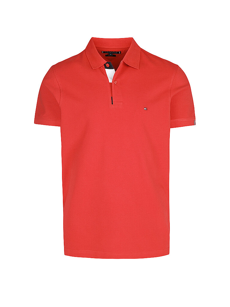 TOMMY HILFIGER Poloshirt Regular Fit  rot | M